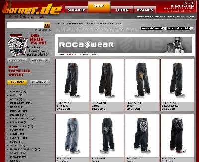 Rocawear Jeans bei Burner.de