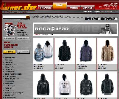 Rocawear Hoodys bei Burner
